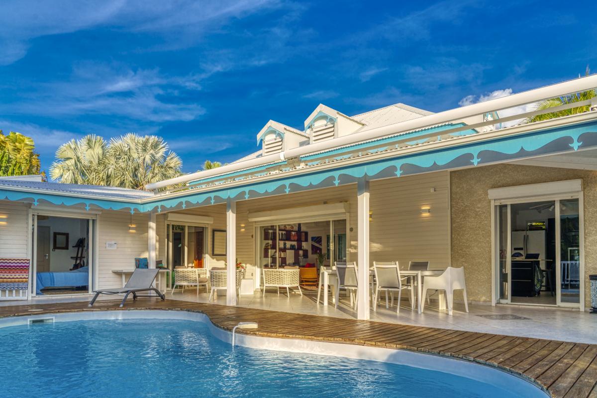 A louer villa 8 personnes Saint François Guadeloupe_ Piscine - 1